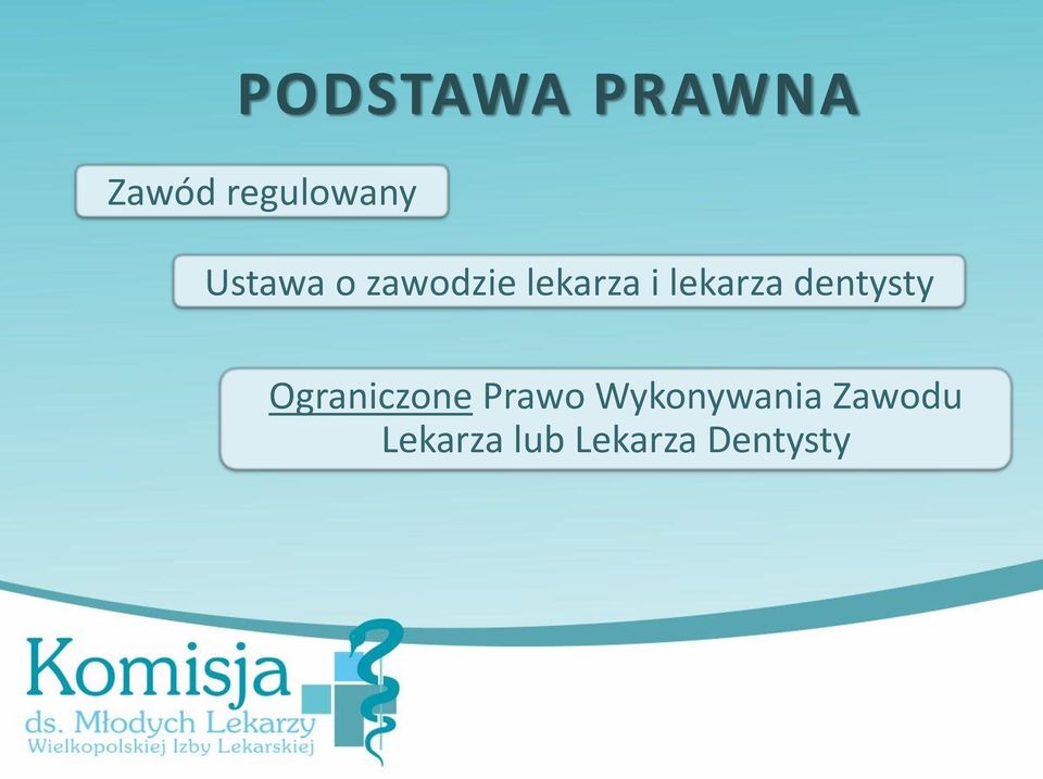 dentysty Ograniczone Prawo