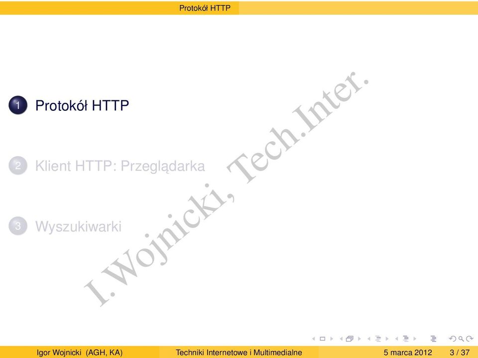 marca 2012 3 / 37 1 Protokół HTTP 2