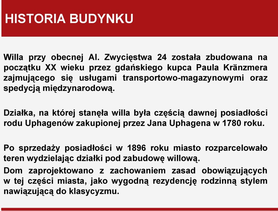 oraz spedycją międzynarodową.