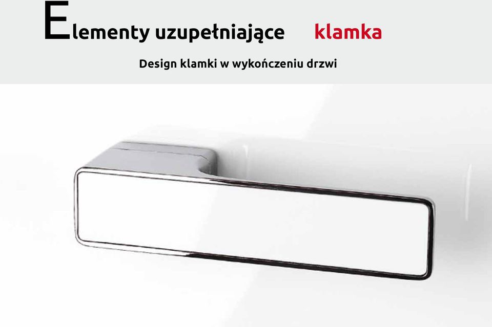 Design klamki w