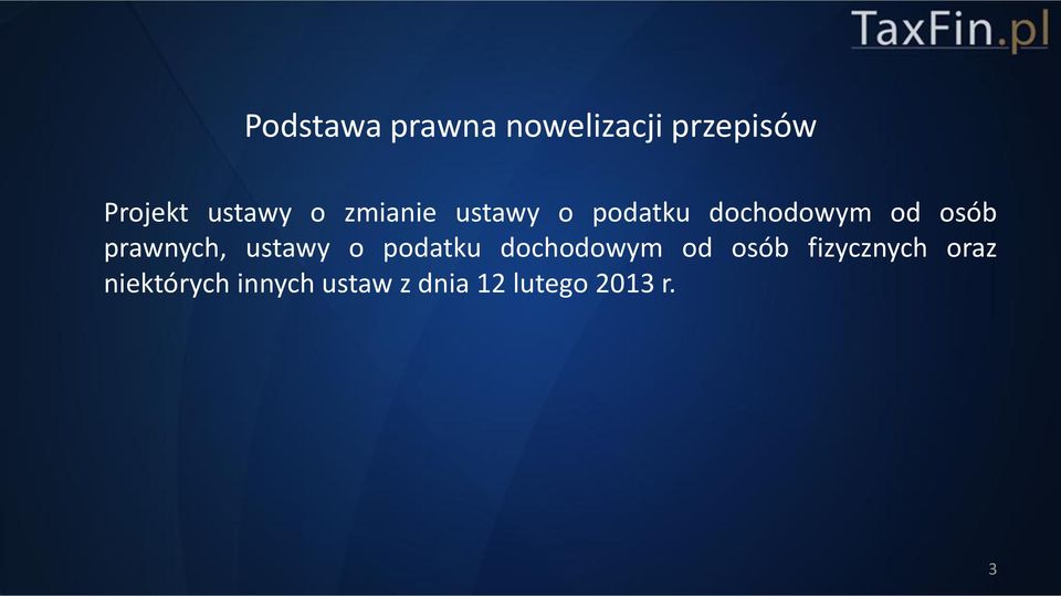 prawnych, ustawy o podatku dochodowym od osób