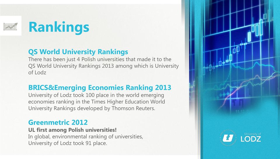 the world emerging economies ranking in the Times Higher Education World University Rankings developed by Thomson Reuters.