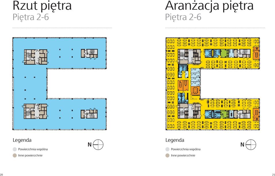 wspólna N Legenda Powierzchnia wspólna