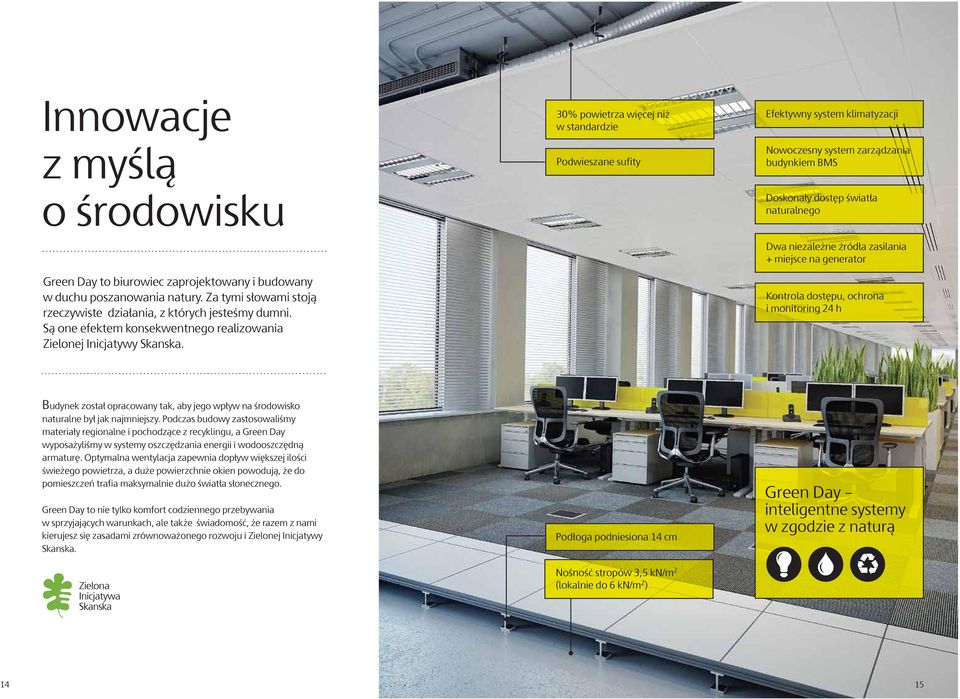 Są one efektem konsekwentnego realizowania Zielonej Inicjatywy Skanska.