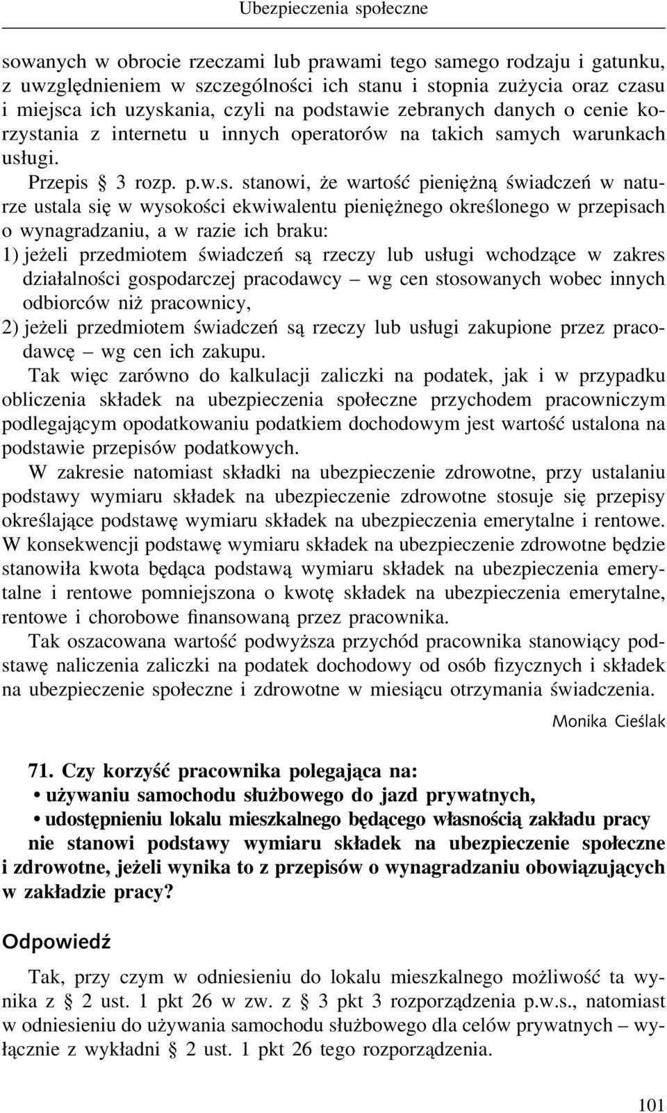 awie zebranych danych o cenie korzyst