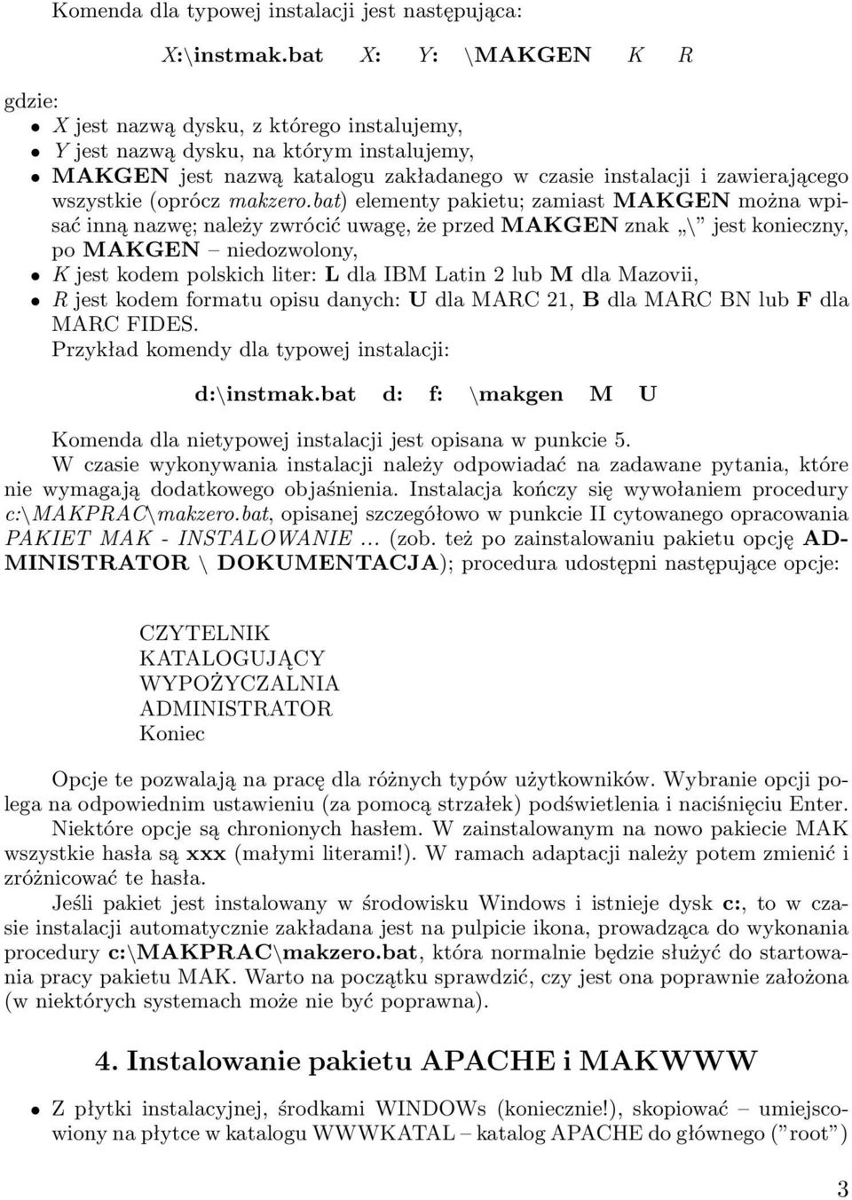 (oprócz makzero.