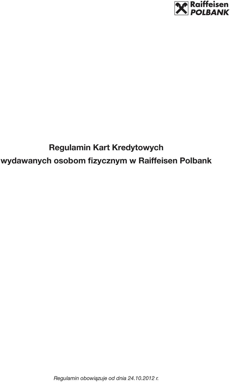 Raiffeisen Polbank Regulamin