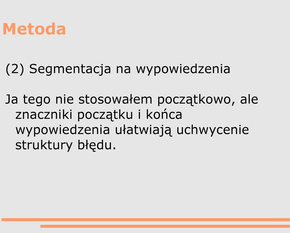 znaczniki początku i końca