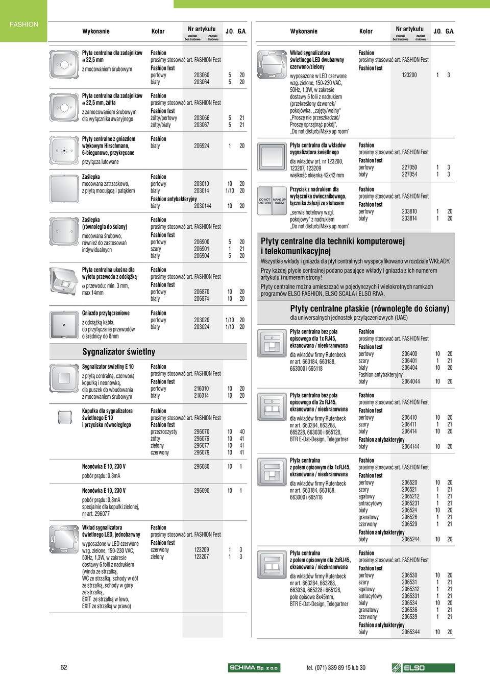 przewodu z odciążką ø przewodu: min.