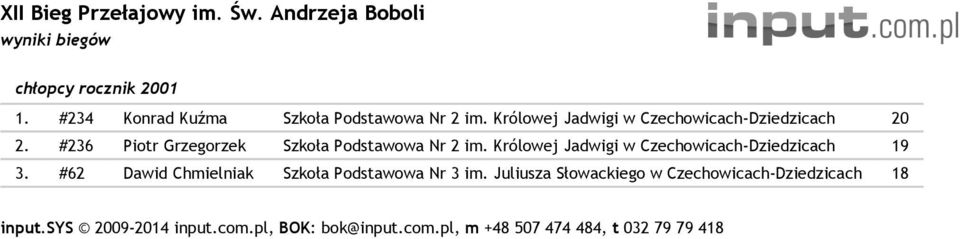 #236 Piotr Grzegorzek Szkoła Podstawowa Nr 2 im.