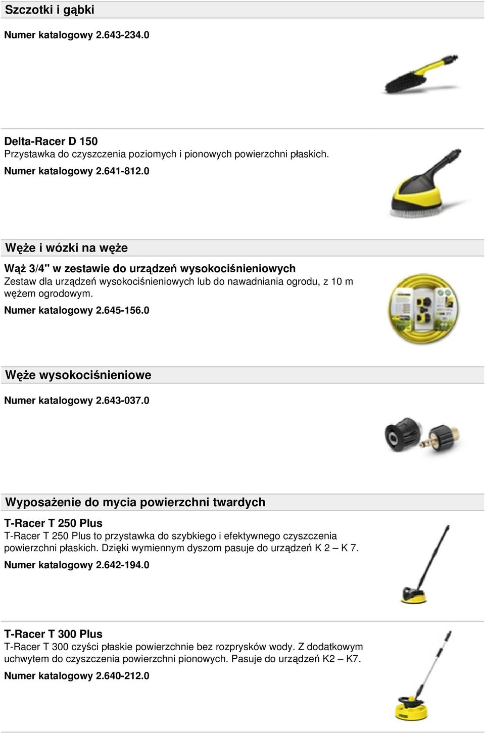 0 Węże wysokociśnieniowe Numer katalogowy 2.643-037.