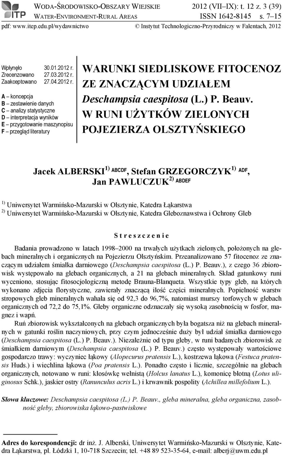 Zrecenzowano 27.03.2012 r.