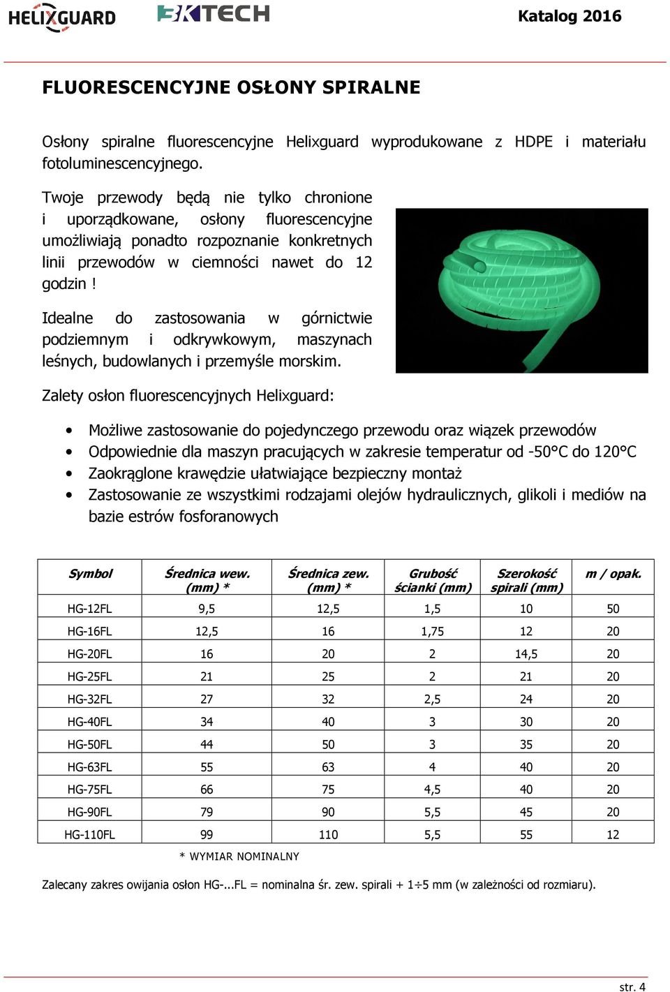 Idealne do zastosowania w górnictwie podziemnym i odkrywkowym, maszynach leśnych, budowlanych i przemyśle morskim.