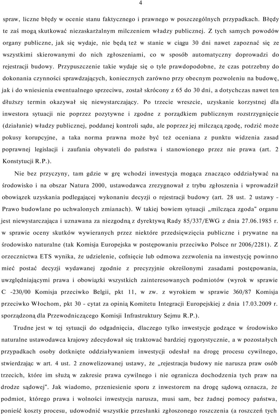 rejestracji budowy.