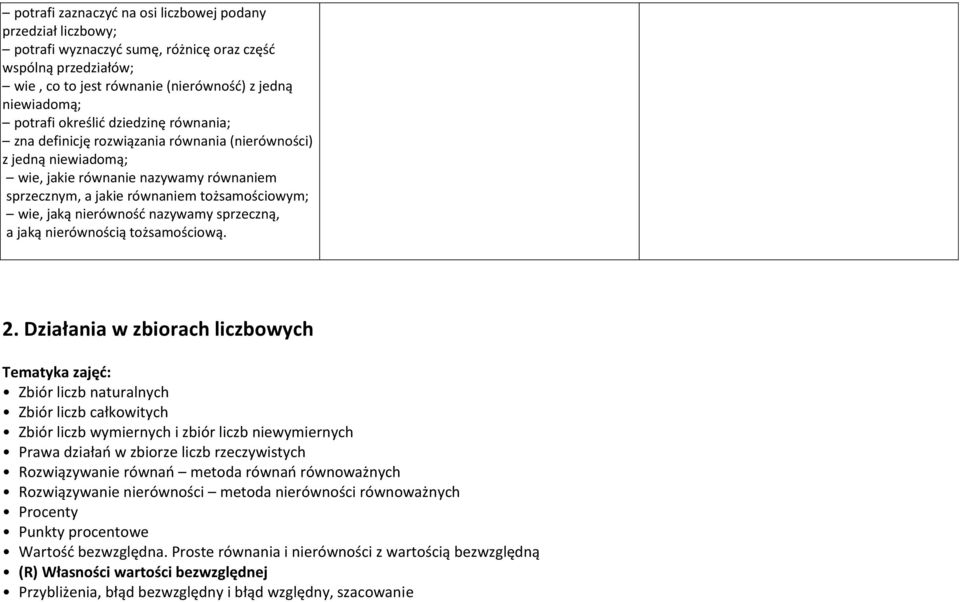 nierówność nazywamy sprzeczną, a jaką nierównością tożsamościową. 2.