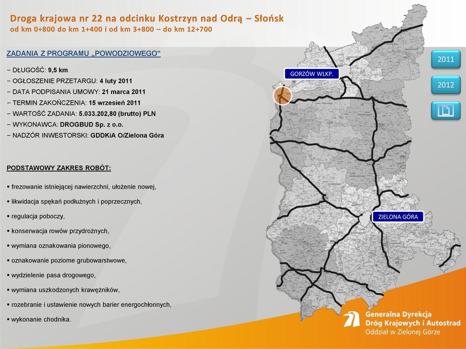 PLN WYKONAWCA: DROGBUD Sp. z o.