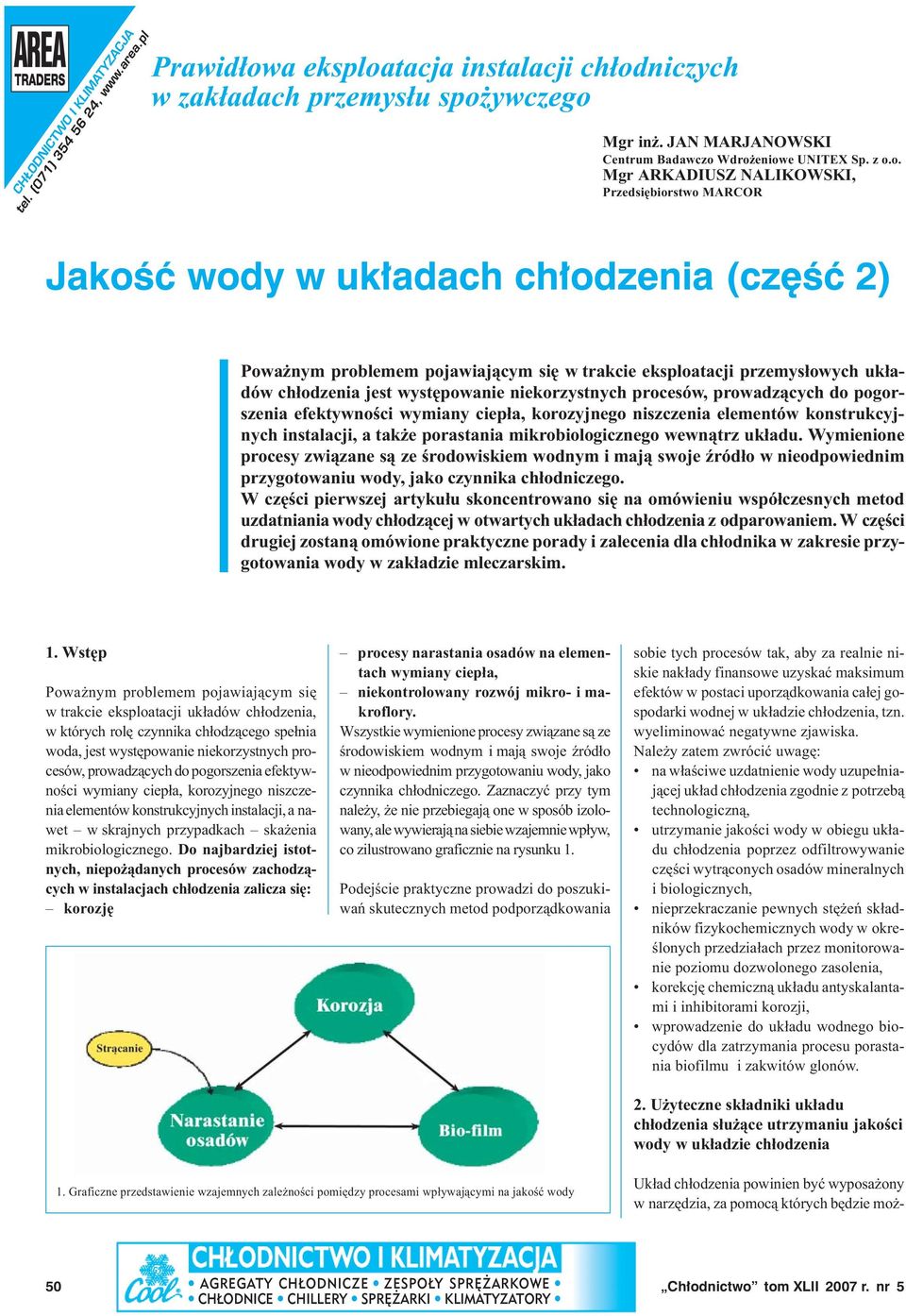 tacja instalacji chłod
