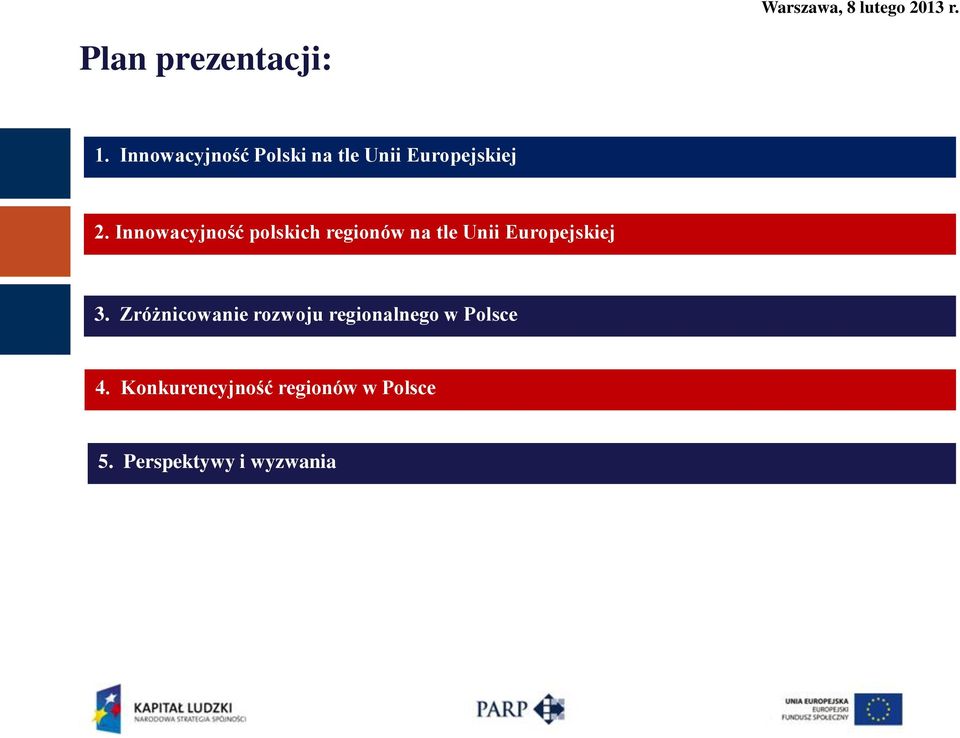 Innowacyjność polskich regionów na tle Unii Europejskiej I