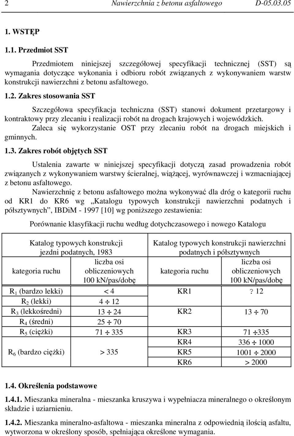 1. Przedmiot SST Przedmiotem niniejszej szczegółowej specyfikacji technicznej (SST) są wymagania dotyczące wykonania i odbioru robót związanych z wykonywaniem warstw konstrukcji nawierzchni z betonu
