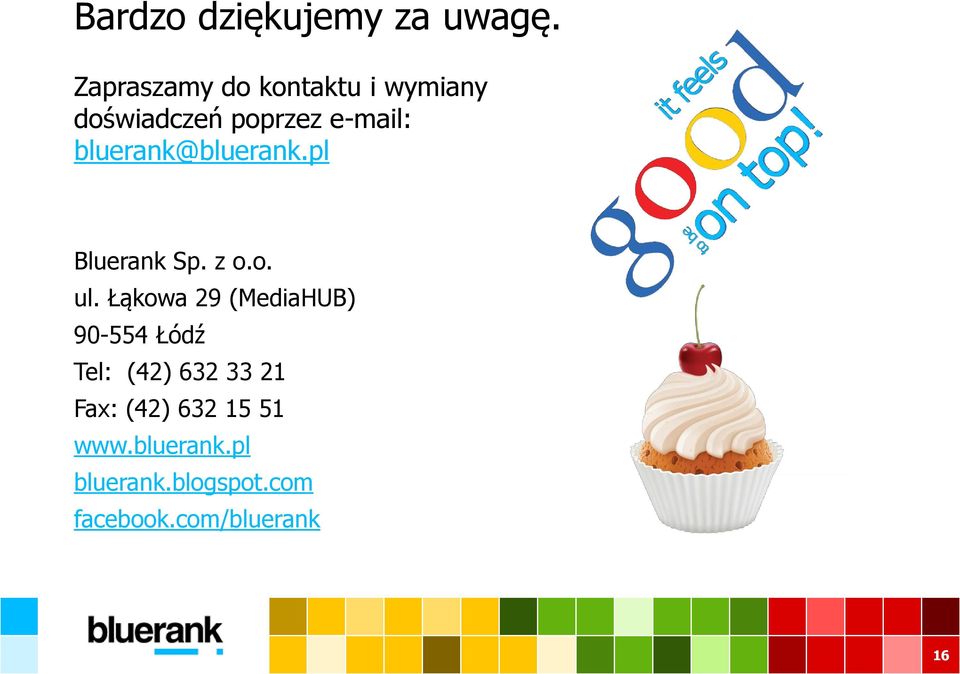 bluerank@bluerank.pl Bluerank Sp. z o.o. ul.