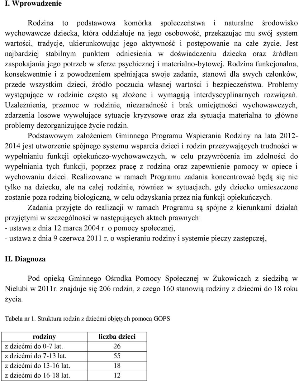 Jest najbardziej stabilnym punktem odniesienia w doświadczeniu dziecka oraz źródłem zaspokajania jego potrzeb w sferze psychicznej i materialno-bytowej.