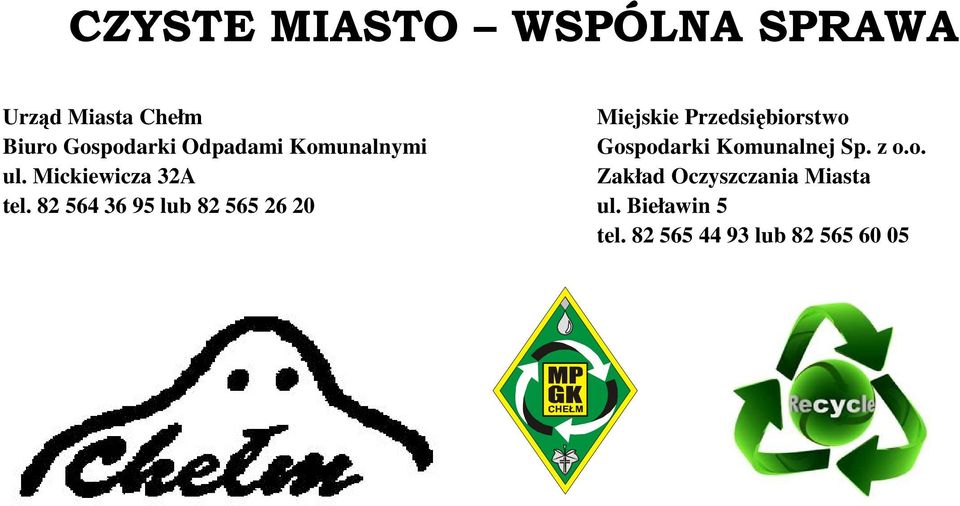 Komunalnej Sp. z o.o. ul.