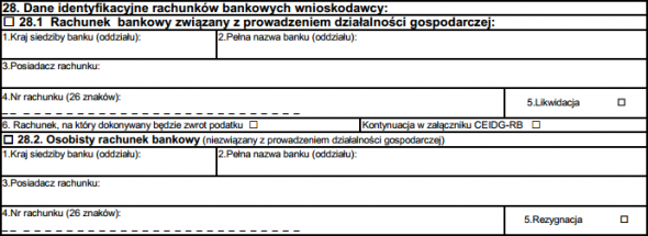 29 - Numery identyfikacji uzyskane w innych krajach Część tę wypełnia jedynie podatnik, który posiada numery identyfikacji podatkowej lub ubezpieczeniowej w innych krajach niż Polska.