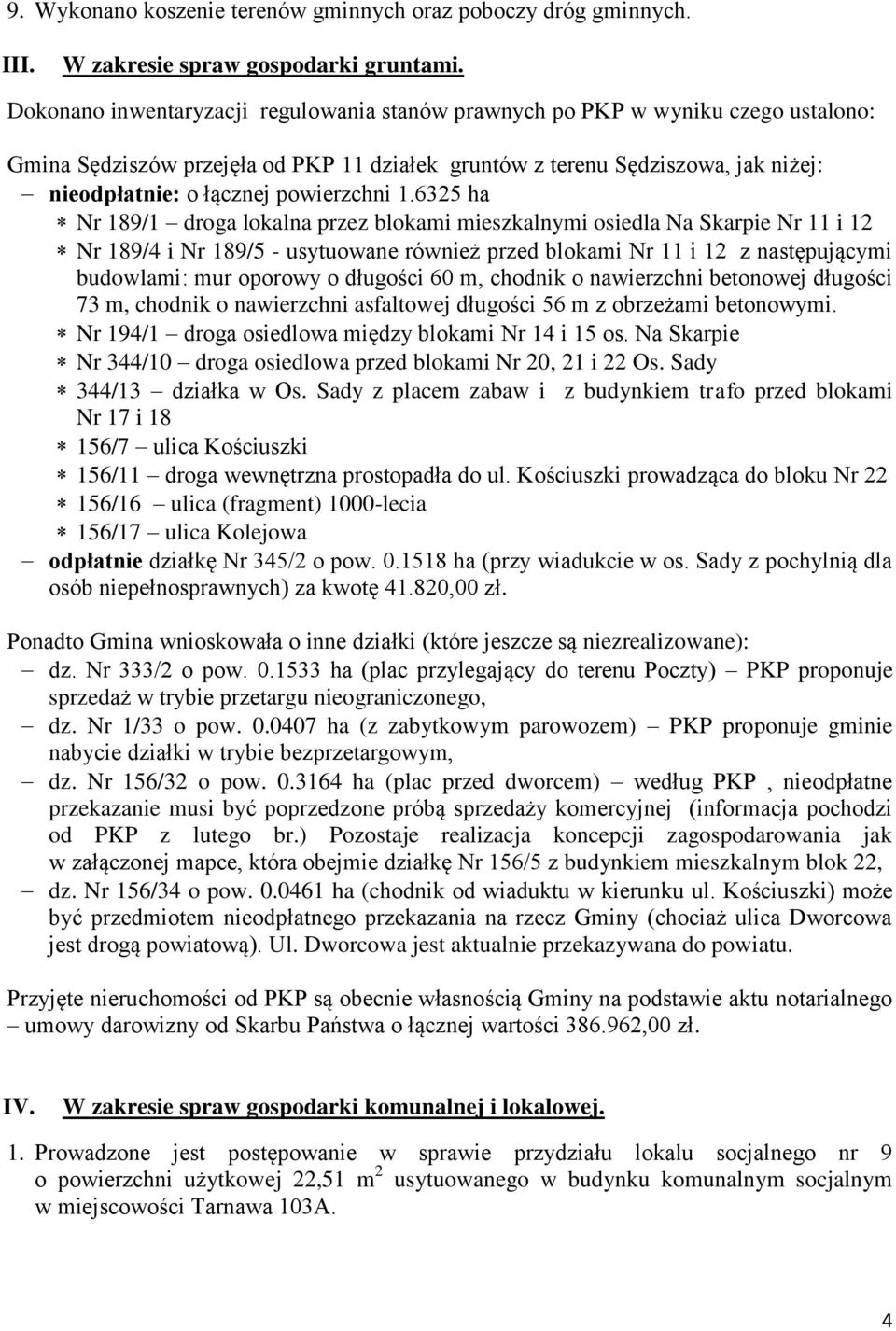 powierzchni 1.