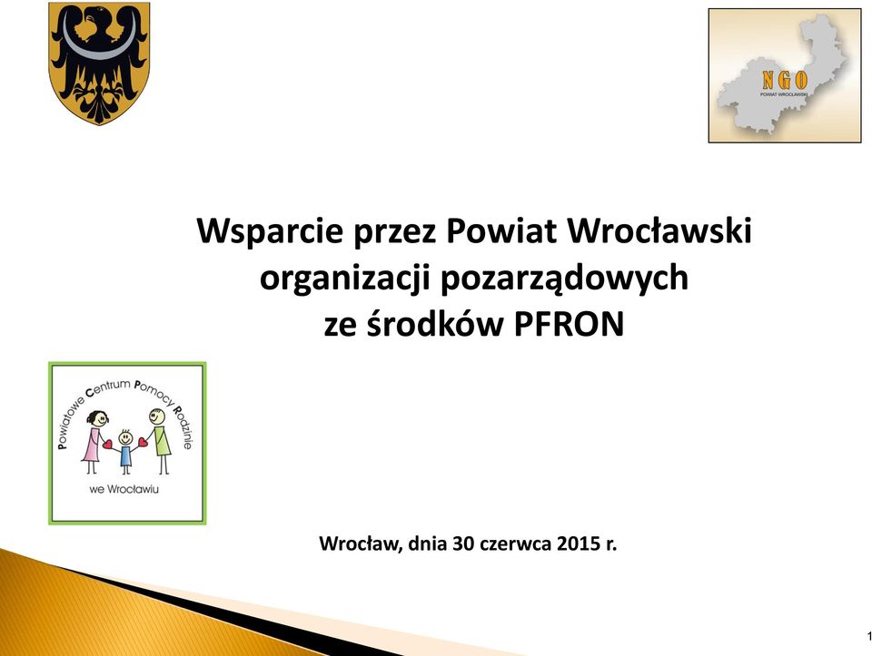 pozarządowych ze środków