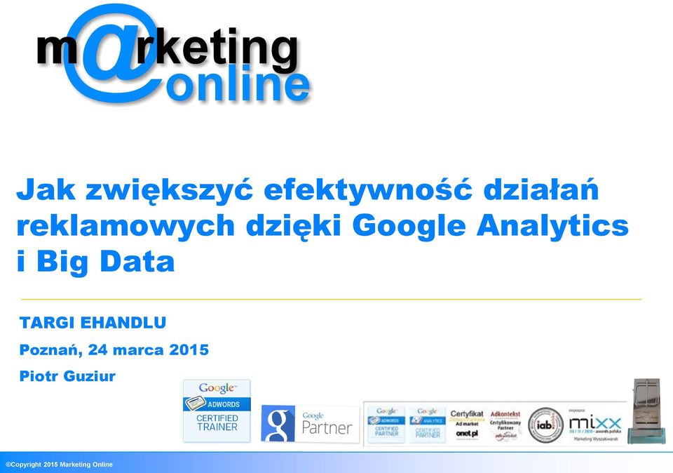 Google Analytics i Big Data