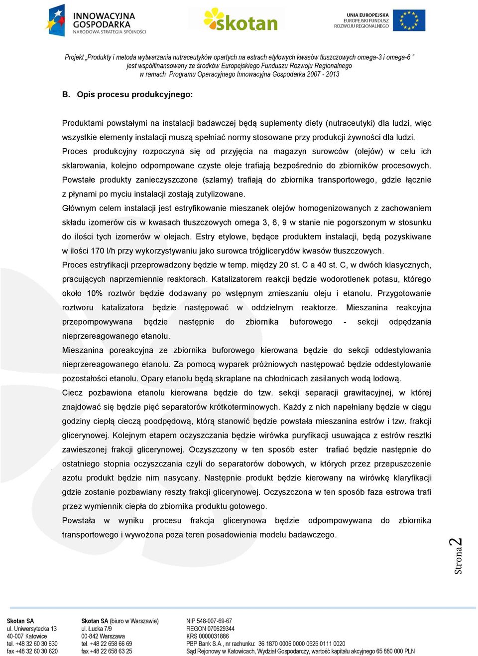 produkcji żywności dla ludzi.