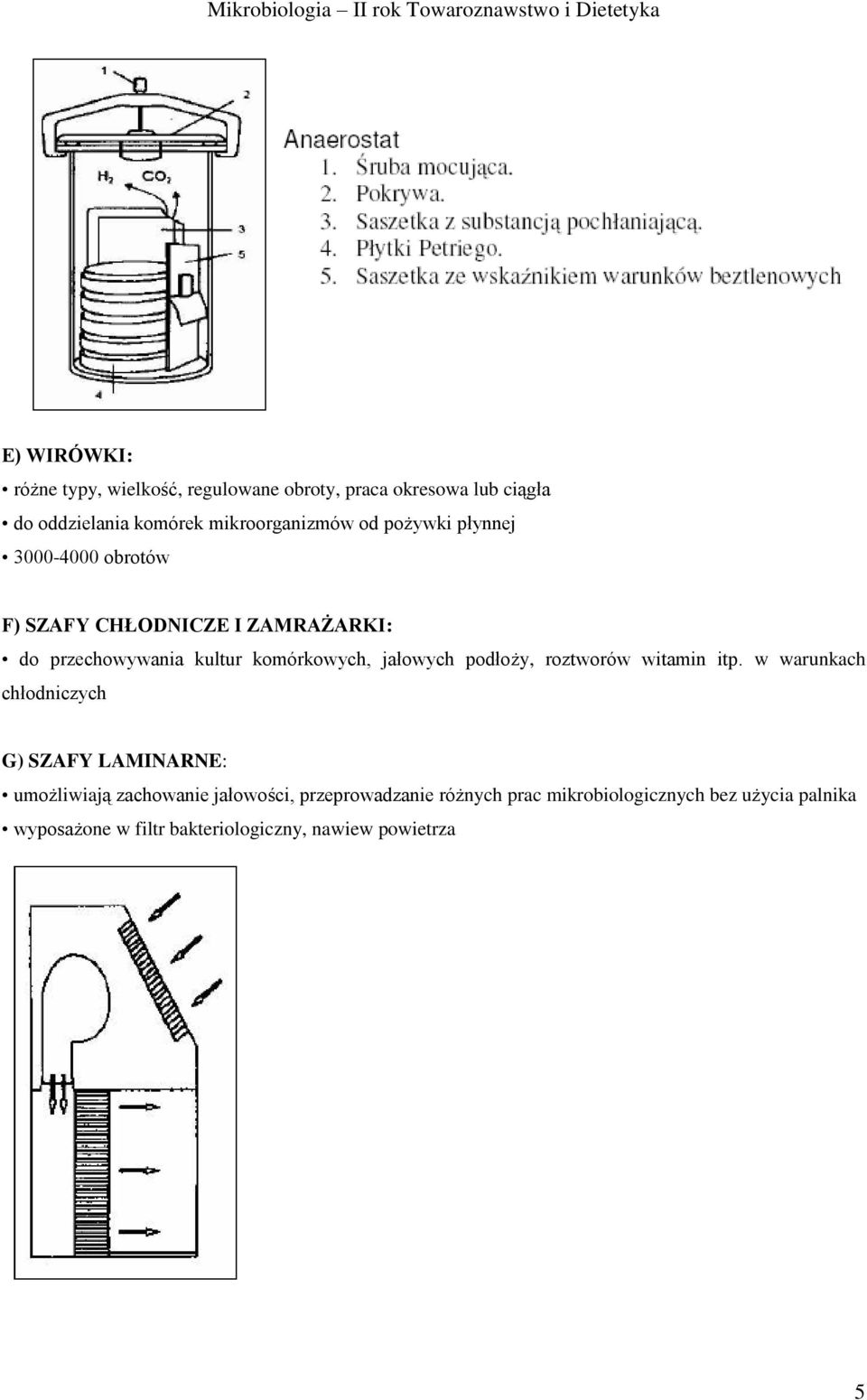 podłoży, roztworów witamin itp.