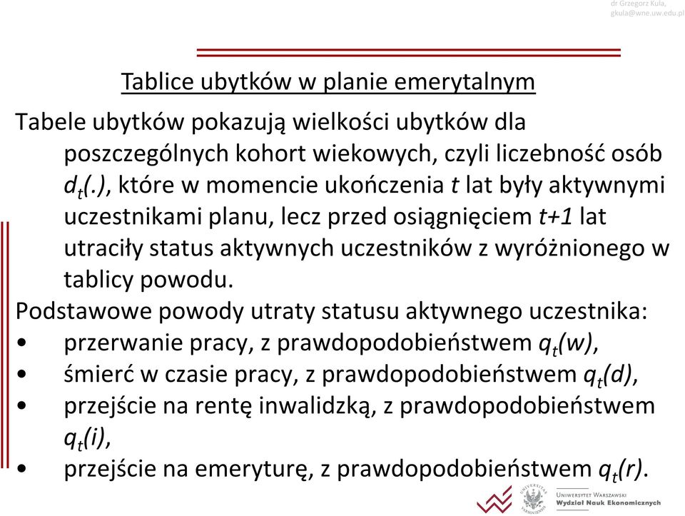 wyróżnionego w blicy powodu.