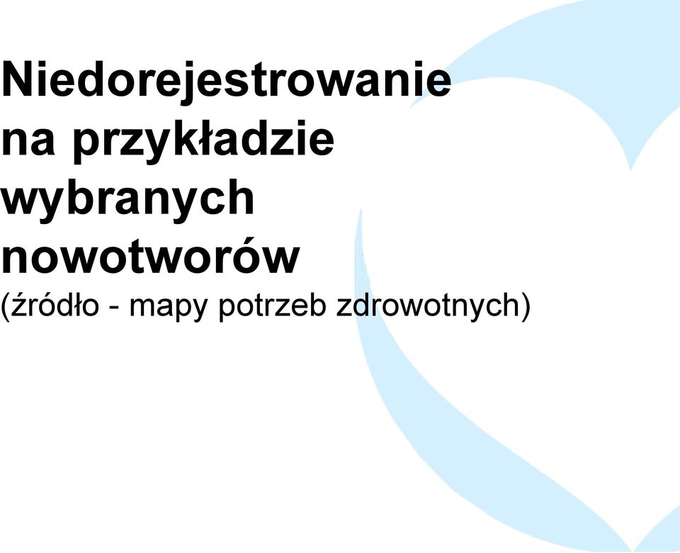 nowotworów (źródło -