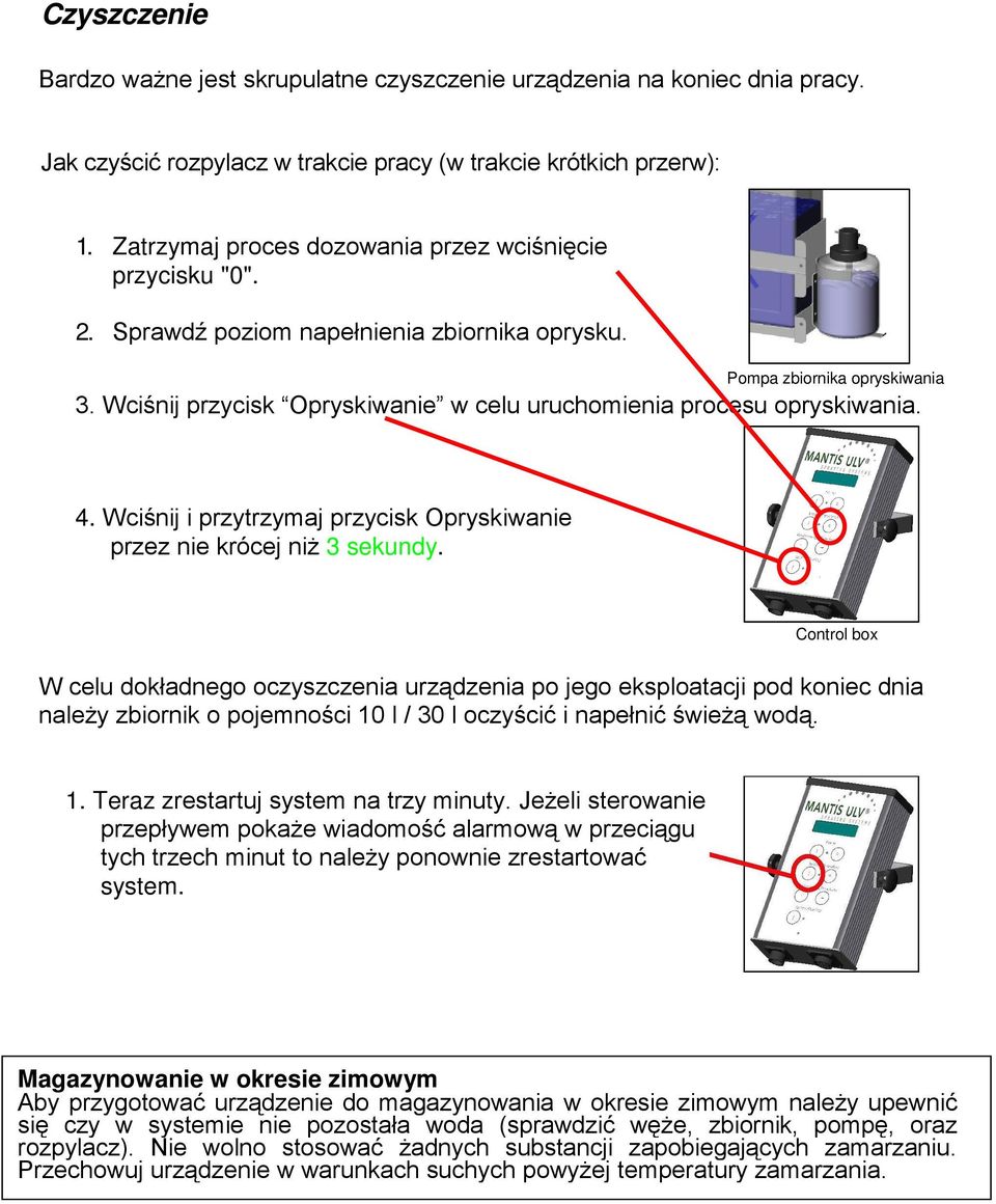 Pompa zbiornika opryskiwania 4.