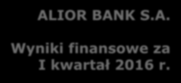 za I kwartał