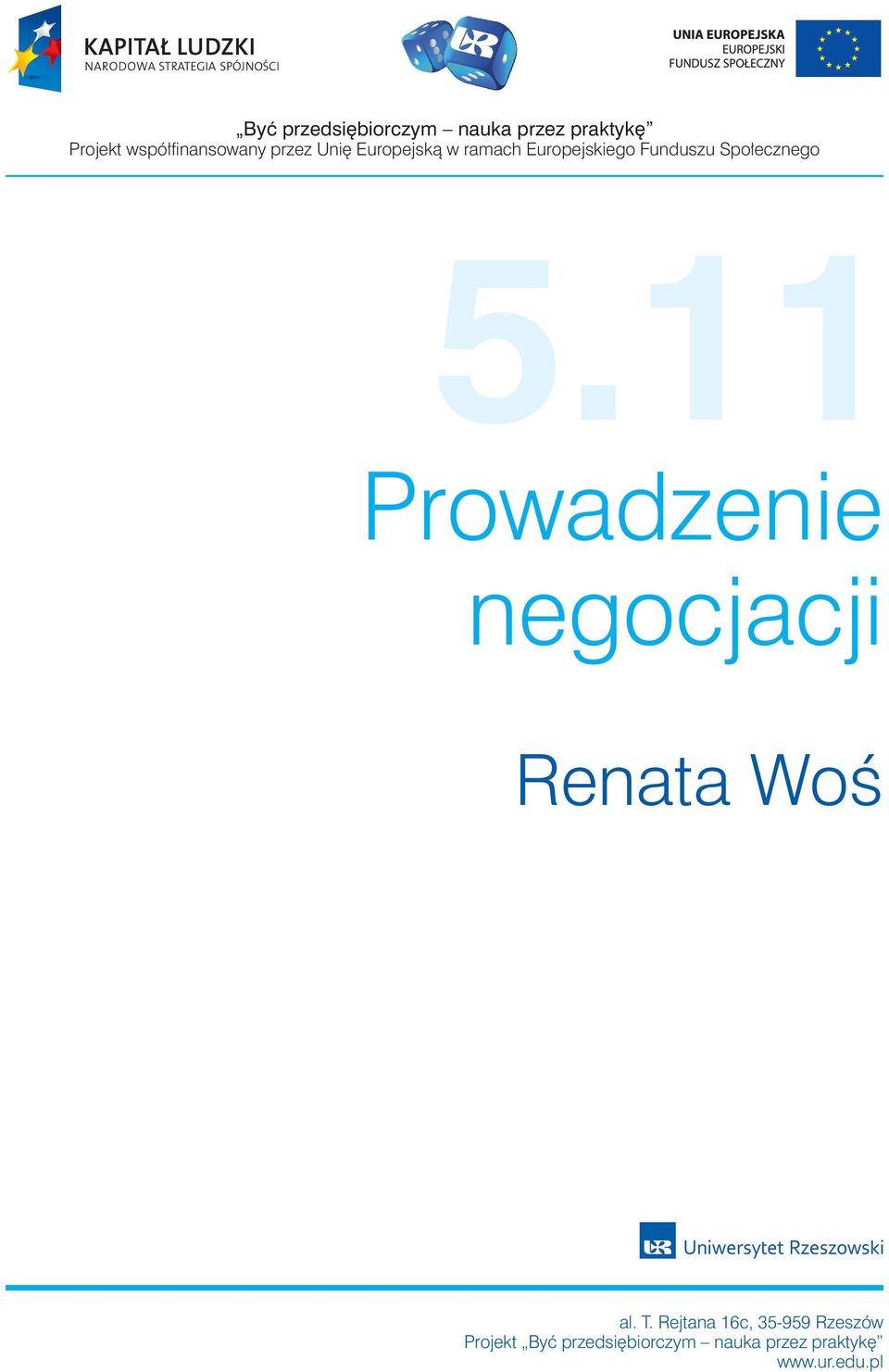 11 Prowadzenie negocjacji Renata Woś al. T.
