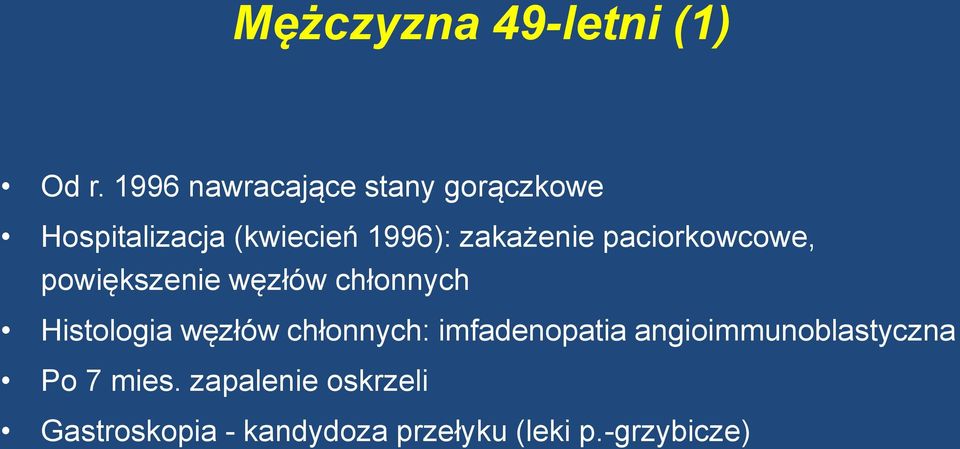 zakażenie paciorkowcowe, powiększenie węzłów chłonnych Histologia węzłów