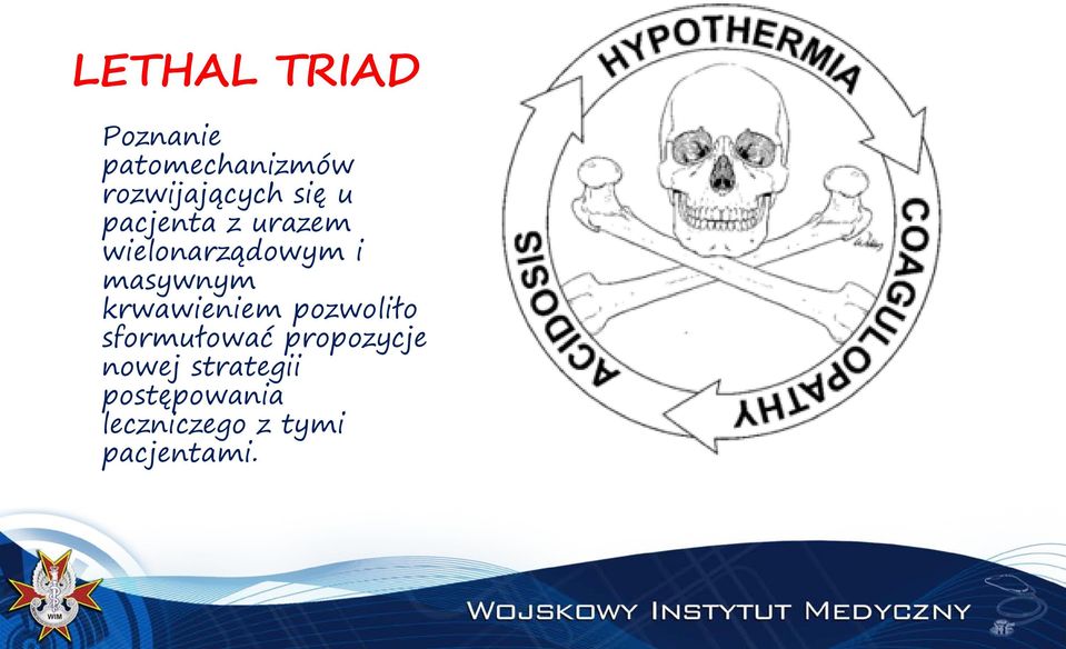 krwawieniem pozwoliło sformułować propozycje nowej