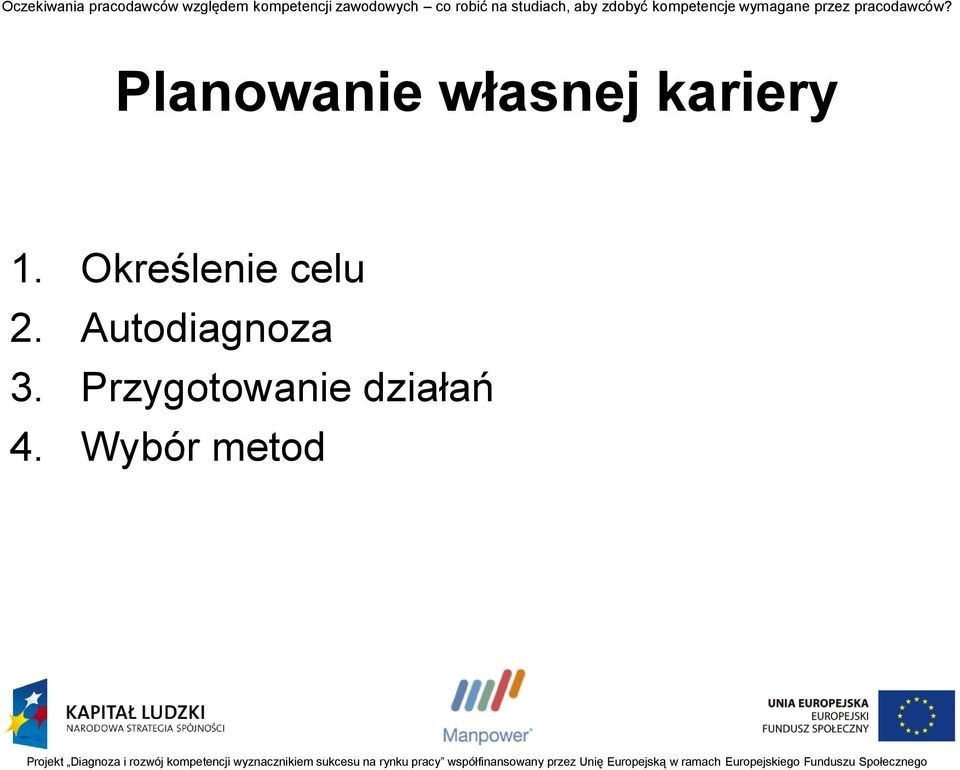 Określenie celu 2.