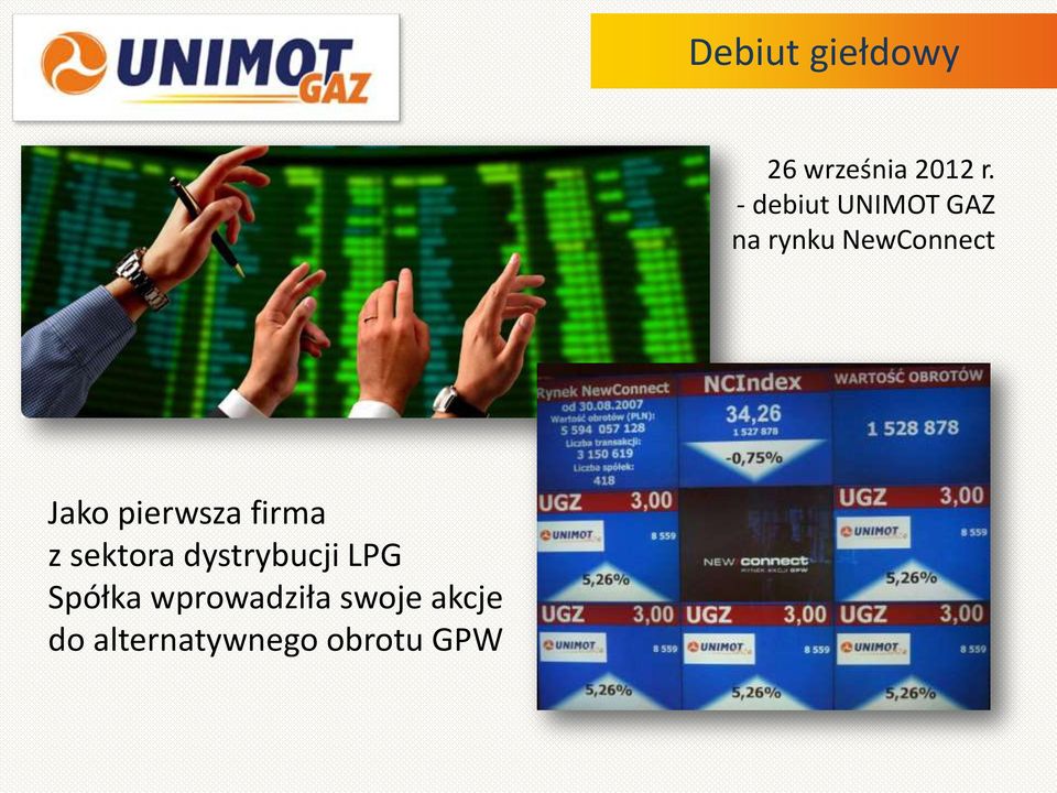 pierwsza firma z sektora dystrybucji LPG