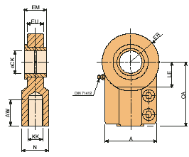 ŁĄCZNIKI Wg. normy ISO 8132 (kod CH) Nr.