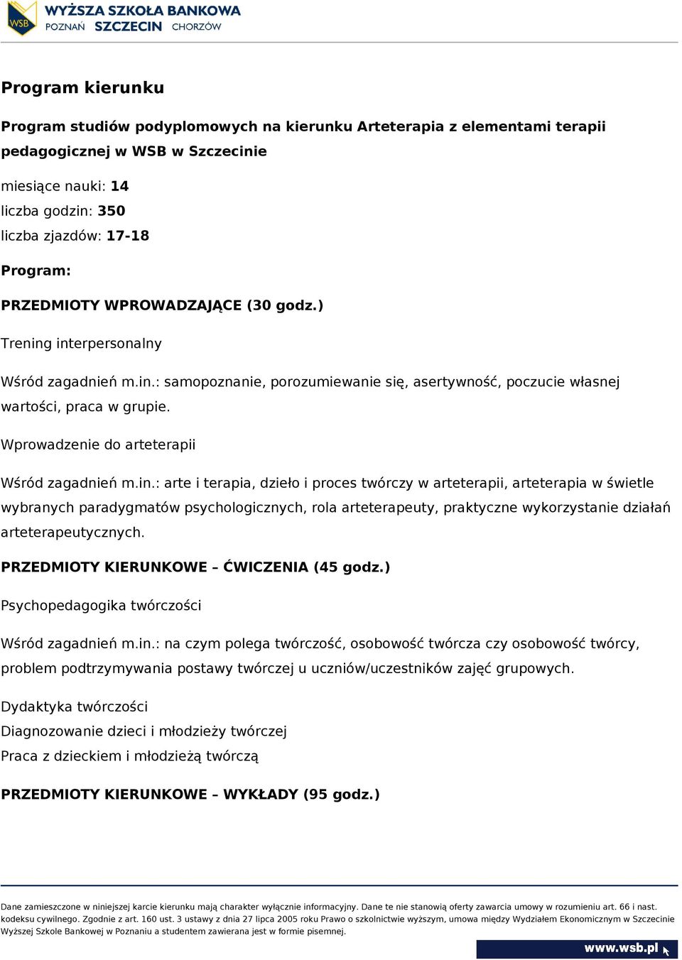 Wprowadzenie do arteterapii Wśród zagadnień m.in.