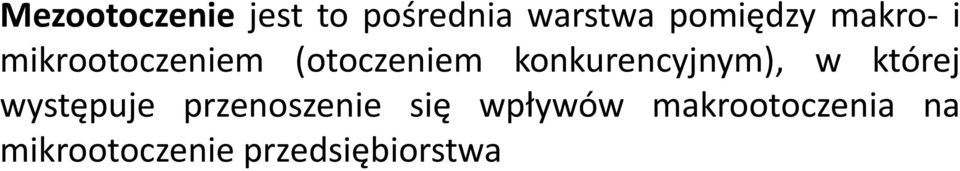 konkurencyjnym), w której występuje przenoszenie