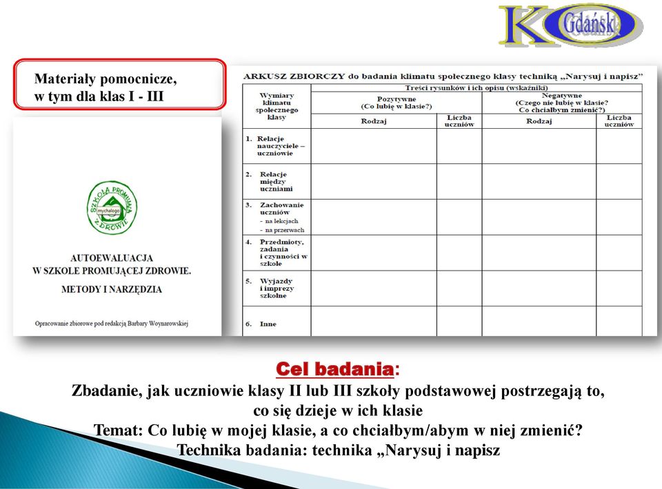 co się dzieje w ich klasie Temat: Co lubię w mojej klasie, a co