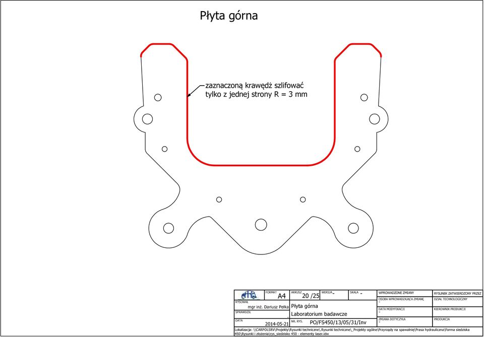 Dariusz Pełka Płyta górna 0405