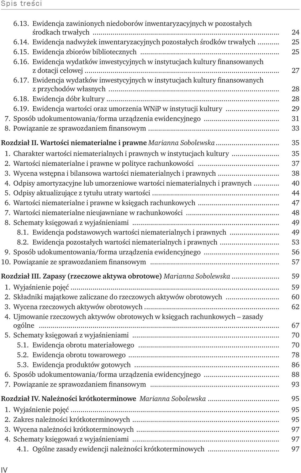 Ewidencja wydatków inwestycyjnych w instytucjach kultury finansowanych z przychodów własnych... 28 6.18. Ewidencja dóbr kultury... 28 6.19. Ewidencja wartości oraz umorzenia WNiP w instytucji kultury.