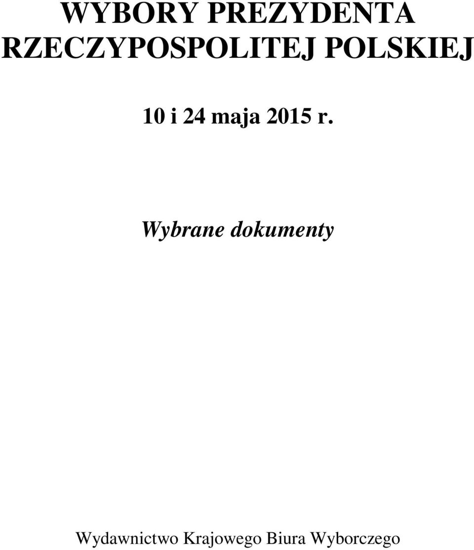 24 maja 2015 r.