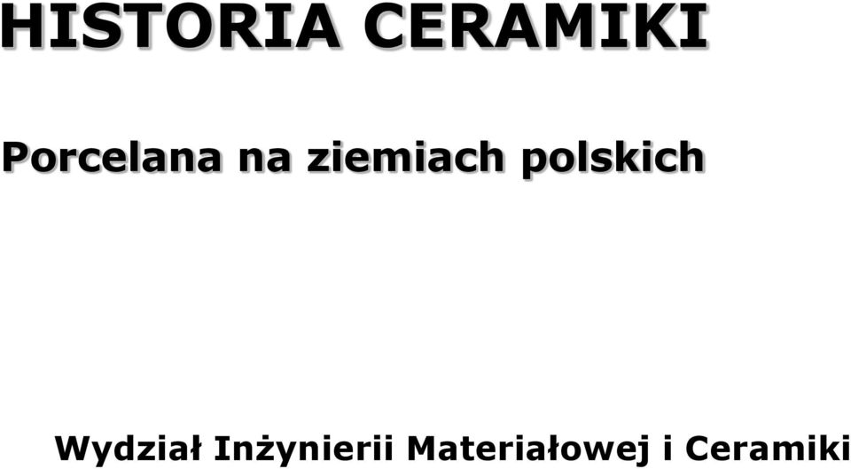 polskich Wydział