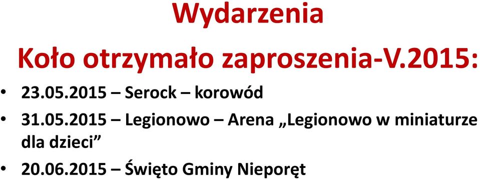 2015 Serock korowód 31.05.